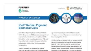 iCell® Retinal Pigment Epithelial Cells Data Sheet