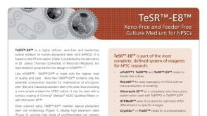 TeSR™-E8™: Feeder-Free Culture Medium for Human Pluripotent Stem Cells