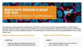 Maximize Your Pluripotential with the TeSR™ Family of hPSC Culture Media