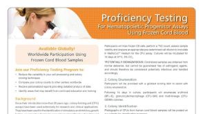 Registration Form - Frozen Cord Blood Proficiency Testing Program (For Countries Serviced by a Distributor)