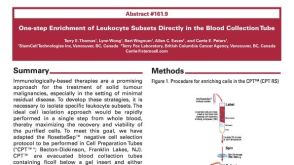 One-Step Enrichment of Leukocyte Subsets Directly in the Blood Collection Tube