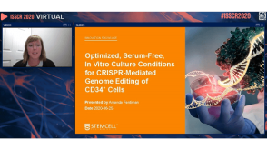 Optimized, Serum-Free, In Vitro Culture Conditions for CRISPR-Mediated Genome Editing of CD34+ Cells 