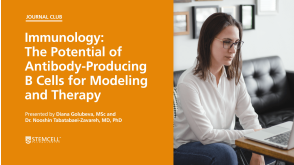 Online Immunology Journal Club: The Potential of Antibody-Producing B Cells for Modelling and Therapy