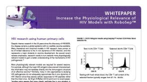 Increase the Physiological Relevance of HIV Models with RoboSep™