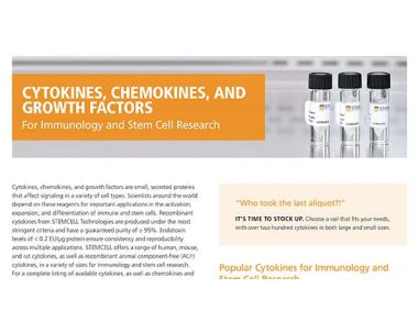 Cytokines, Chemokines and Growth Factors