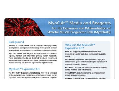 MyoCult™ Media and Reagents