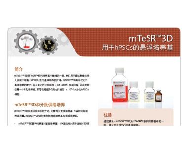 mTeSR&trade;3D Suspension Culture Medium for hPSCs