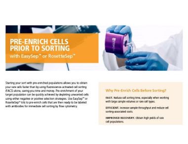 Cell Enrichment Prior to Cell Sorting