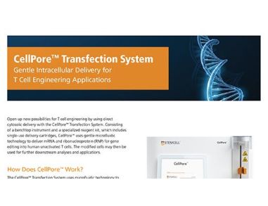 CellPore™ Transfection System Flyer