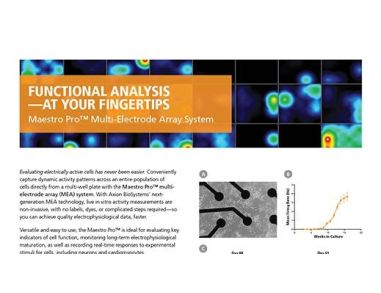 Maestro Pro™ Multi-Electrode Array System: Functional Analysis—at Your Fingertips