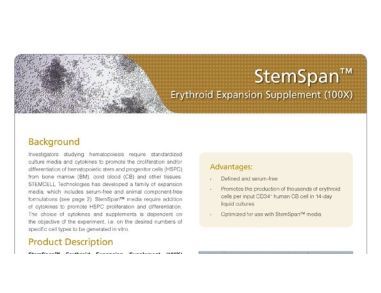 StemSpan™ Erythroid Expansion Supplement