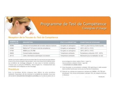 Bone Marrow Worksheet (French)