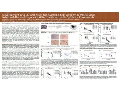 Development of a 96-well Assay for Assessing Cell Viability in Mouse Small Intestinal-Derived Organoids after Treatment with Cytotoxic Compounds