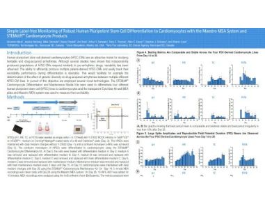 Simple Label-free Monitoring of Robust Human Pluripotent Stem Cell Differentiation to Cardiomyocytes with the Maestro MEA System and STEMdiff™ Cardiomyocyte Products