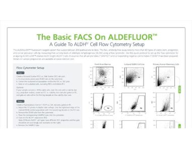 The Basic FACS on ALDEFLUOR™: The Quick Guide to Flow Cytometry