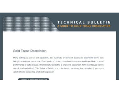 A Guide to Solid Tissue Dissociation