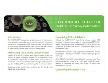 ALDEFLUOR™ Assay Optimization