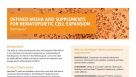 StemSpan™: Defined Media and Supplements for Hematopoietic Cell Expansion