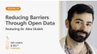 “Reducing Barriers Through Open Data” Featuring Dr. Alex Shalek