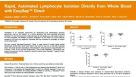 Rapid, Automated Lymphocyte Isolation Directly from Whole Blood with EasySep™ Direct