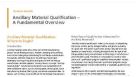 Ancillary Material Qualification
