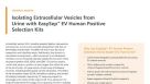 Isolating Extracellular Vesicles from Urine with EasySep™ EV Human Positive Selection Kits