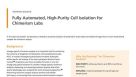 Fully Automated, High-Purity Cell Isolation for Chimerism Labs